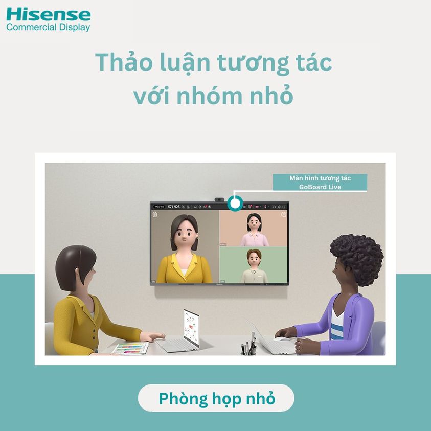 Màn hình tương tác Hisense Goboard live - Sự kết hợp hoàn hảo cho phòng họp doanh nghiệp hiện đại!
