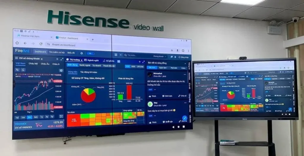 màn hình ghép hisense