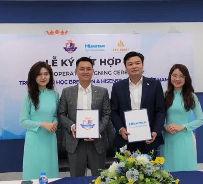 Lễ ký kết hợp tác brendon x hisense