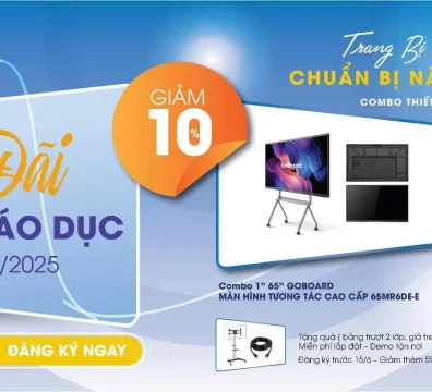 khuyến mãi thiết bị giáo dục tháng 6