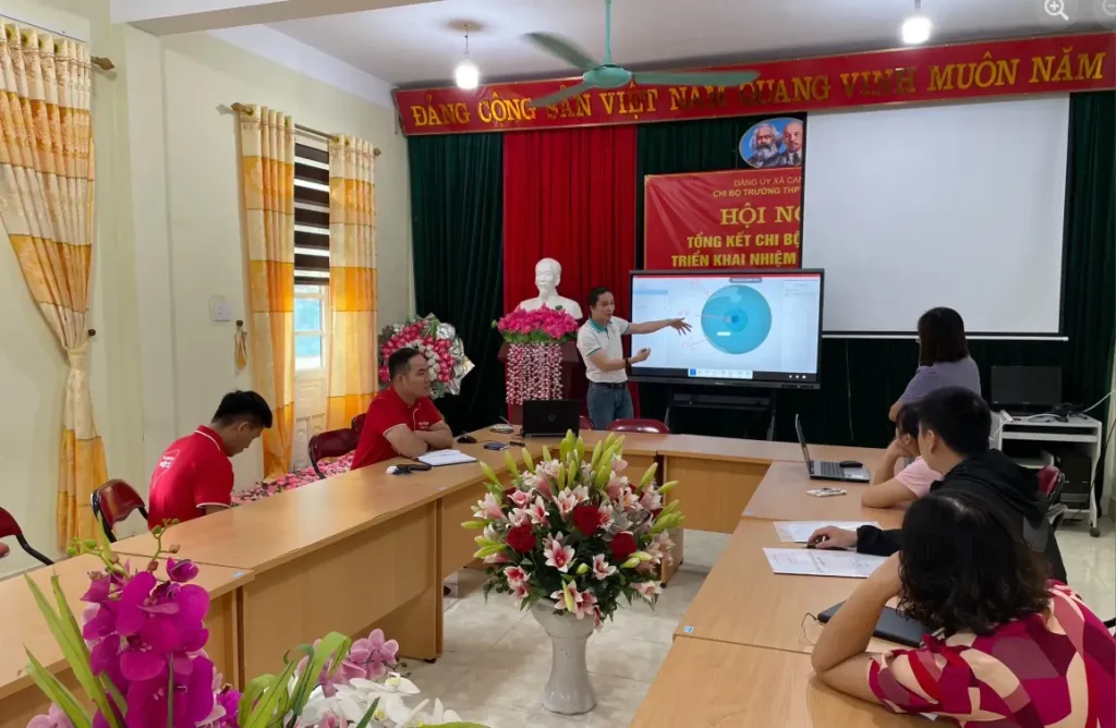 Trang bị thiết bị hội nghị cho UBND xã phường
