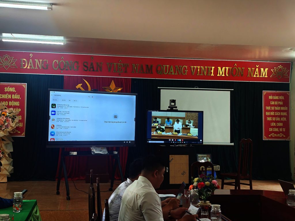 Màn hình tương tác tại Phú Thọ